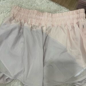 Lululemon Athletica Light Pink Athletic Shorts